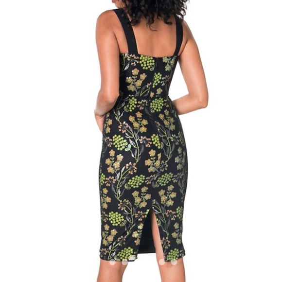 NWT Dress The Population Women's Sheath Lemongrass Multi Dress Size XS - Picture 2 of 3